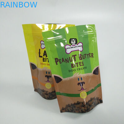 デジタル印刷はプラスチックを詰めるジッパーの袋袋のペット フードを立てます