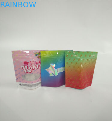 Doypackのジッパーの袋の習慣によって印刷されるロゴを包む再生利用できるジッパー ロックのプラスチック草の香