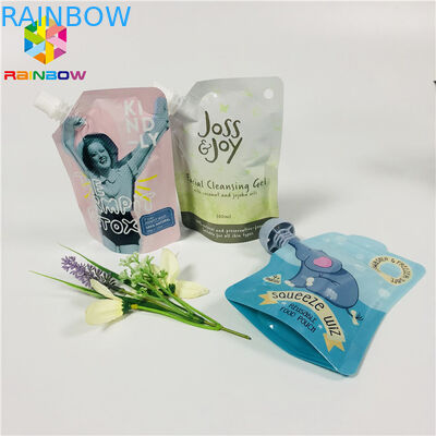 Doypackの食品等級は袋の再使用可能な清潔になるゲルの顔の液体のマスクのパッキングを立てます