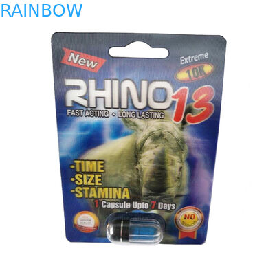 Zen首相/Zen Sexualサイ13の丸薬紙箱の包装のまめ3Dの紙カードのグラビア印刷の印刷の首相のpilllカード