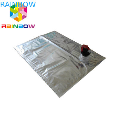 3L 5L 10Lの注文の印刷の箱の無菌胸当て袋を包む飲料の口の袋