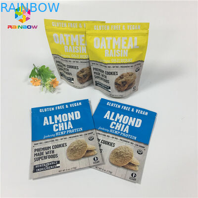 12oz 1ポンドはジップ ロック式袋、スパイスの粉のジップ ロック式の袋の無光沢の印刷を立てます