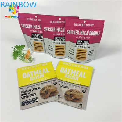 グラビア印刷の印刷はジップ ロック式のパッキング袋のバニラ コーヒー/ミルク蛋白質の粉を立てます