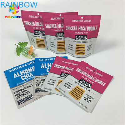 グラビア印刷の印刷はジップ ロック式のパッキング袋のバニラ コーヒー/ミルク蛋白質の粉を立てます