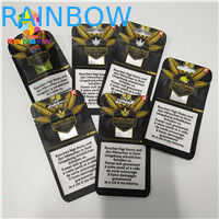 Resealabelのジップ ロック式のアルミ ホイル袋はCBDオイルのGummiesキャンデーのパッキングを立てます