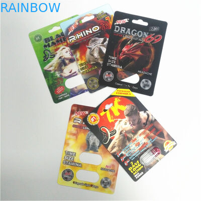 サイ シリーズ3Dを包む耐久の男性の強化の丸薬はカプセルのプラスチック包装を梳きます