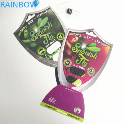 サイの丸薬カプセルのまめ包装カード ディスプレイ・ケースの男性の性の性能の強化