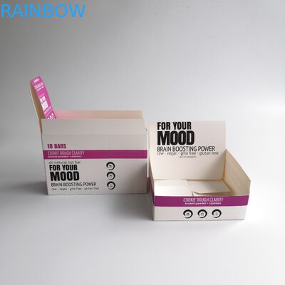 Eco友好的なクラフトのボール紙チョコレートのために折り畳み式包装箱の小売包装