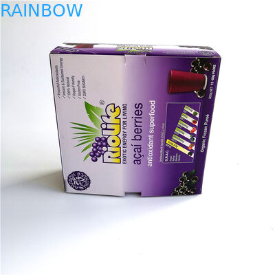 包む折り畳み式の紙箱果実のためのカスタマイズされたサイズの表示紙箱をリサイクルして下さい