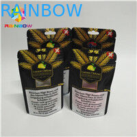 Doypack kのアルミ ホイルの袋優れたCBDの麻の花の茶包装の臭いの証拠の子供の抵抗力がある袋