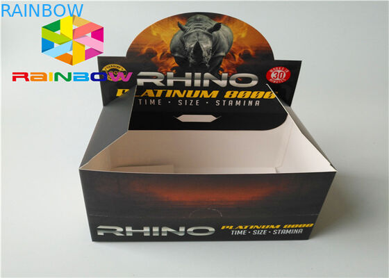 組合せ色の紙箱の包装の波形の折り畳み式の熱い押す浮彫りになるプロセス