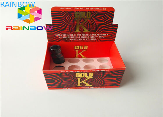 蒸気Vape E-液体E-ジュースのためのリサイクルされたペーパー波形の小売りの反対のディスプレイ・ケース