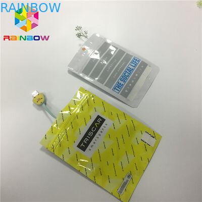 ヒート シールされたホイル包装袋の注文の印刷1側面の明確で透明なResealable