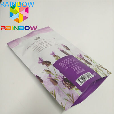 コーヒーは包装の立場を袋に入れるKのアルミ ホイル ボディ バス ソルトのパッキング袋をごしごし洗う