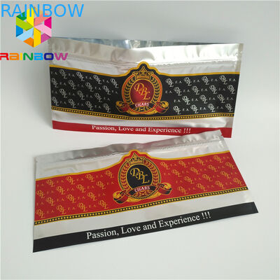 明確なレーザー光線写真曇らされたシガーの食糧貯蔵を包むResealableジップ ロック式のプラスチック袋