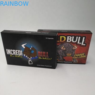 300gsmボール紙の7日間の2日の丸薬箱を包む折り畳み式の注文の袋