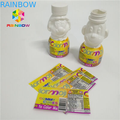 ポリ塩化ビニールのプラスチック収縮の袖は飲料のびんの首のための感熱覆いを分類します