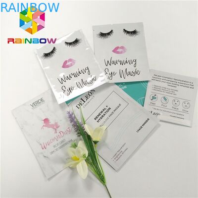 Resealable薄板にされたマスクの空のアルミ ホイル化粧品袋のマスクの袋3つの層の
