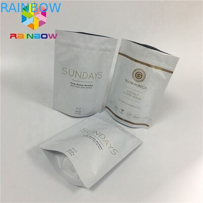 Resealable薄板にされたマスクの空のアルミ ホイル化粧品袋のマスクの袋3つの層の