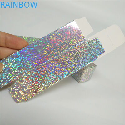 唇の光沢のための紙箱のPackagingsレーザー光線写真2.5x2.5x8.5cmのサイズの化粧品のパッケージ