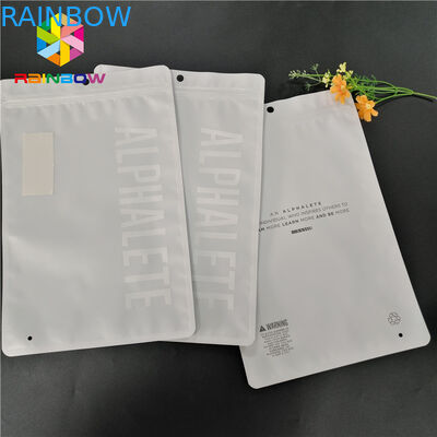 ジップ ロック式臭い証拠によって薄板にされるマイラーは袋の明確な注文の印刷のロゴを立てます