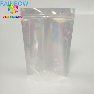 防止湿気はジッパーの袋の丸かどが付いている再生利用できるジップ ロック式のDoypackマイラー袋を立てます