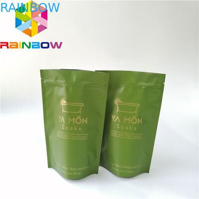 ホイルによって並べられるプラスチックはジッパーの袋のバス ソルトのスキン ケアの包装のグラビア印刷の印刷を立てます