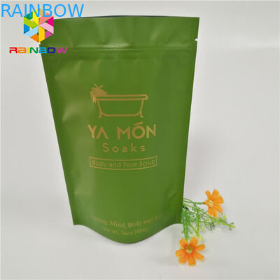 ホイルによって並べられるプラスチックはジッパーの袋のバス ソルトのスキン ケアの包装のグラビア印刷の印刷を立てます