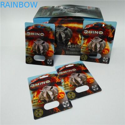 マンバの男性の強化の丸薬のための3d印刷を包むディスプレイ・ケースのプラスチック包装