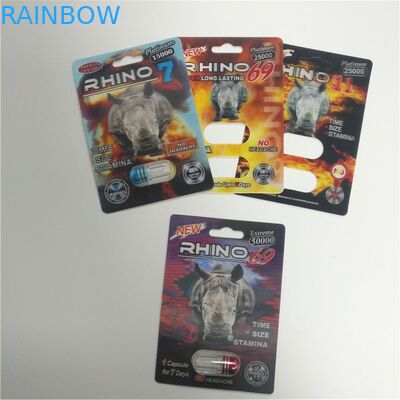 マンバの男性の強化の丸薬のための3d印刷を包むディスプレイ・ケースのプラスチック包装