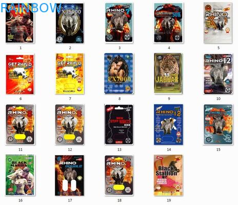 耐久のまめカード包装のマンバ/マグナムびん25k/堅いRoxのサイ69の丸薬カプセルのディスプレイ・ケース