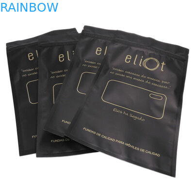 イヤホーンの電話箱の包装の最下のガセットはプラスチックZiplockによってカスタマイズされるサイズを袋に入れます