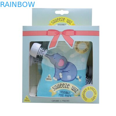 動物の形の液体の口の袋の包装の圧搾の再使用可能な二重Ziplock