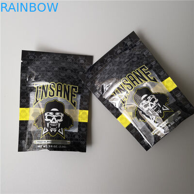 臭いの証拠のパッキング無光沢の表面を包むジップ ロック式のポリ袋カリフォルニア クッキー