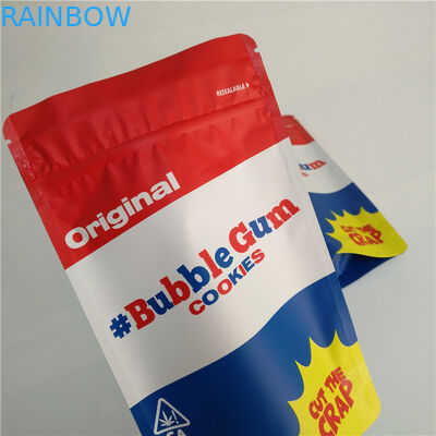 アルミ ホイルの子供の証拠ジップ ロック式袋の草の香の包装のグラビア印刷の印刷