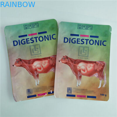 ナイジェリアは印刷の食品包装袋100g 150gのスパイスの純種のパックをカスタマイズしました