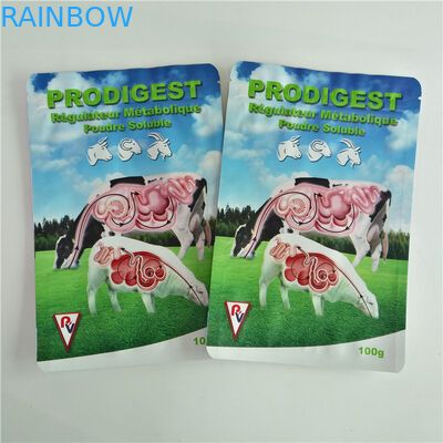 ナイジェリアは印刷の食品包装袋100g 150gのスパイスの純種のパックをカスタマイズしました