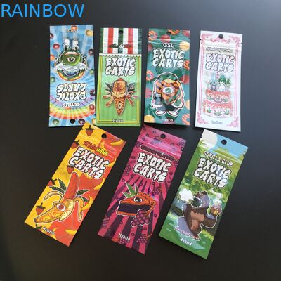 エキゾチックなカート ジップ ロック式のマイラーを包むVapeのカートリッジCbdオイルのプラスチック袋は0.5ml 1mlを袋に入れます