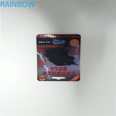 堅いRoxの性の増強物のパックによってリサイクルされるペーパーを包むPoseidonの性の丸薬まめカード