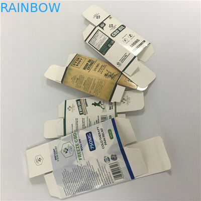 注文の贅沢なペーパー ボール紙CBDオイルのvapeのペンの包装箱