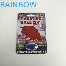 習慣はカプセル/ダイヤモンドの形の容器のための大きい男の子/サイのマンバを包むまめカードを印刷しました