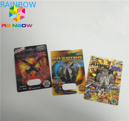 単一PP 3Dの印刷のプラスチック カード/サイ69のための倍の丸薬穴を要約して下さい