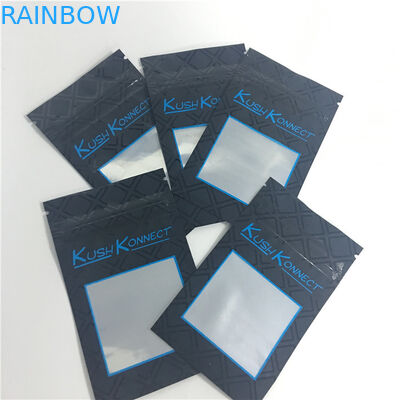 ホイルのマイラーのジップ ロック式草の香の包装の習慣は120-140ミクロンの厚さを印刷しました