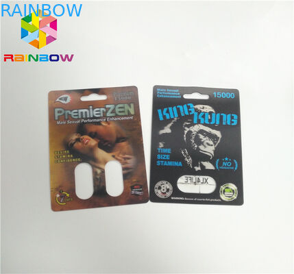 カプセルの容器のまめカード包装の性の丸薬力の耕うん機69 7 3d 6000