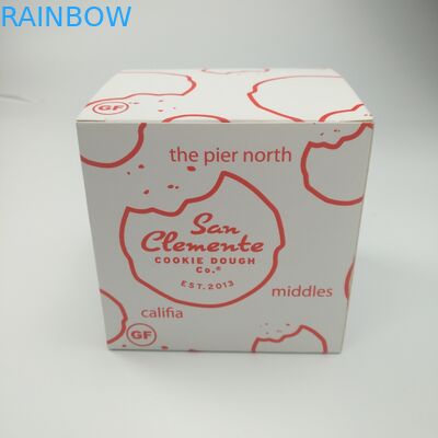ペーパー物質的な食品等級のボール紙の収納箱のカスタマイズされたサイズのウエディング ケーキの設計