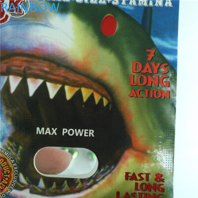 ペーパーまめカード プラスチック弾丸が付いている包装の男性の強化の丸薬パック