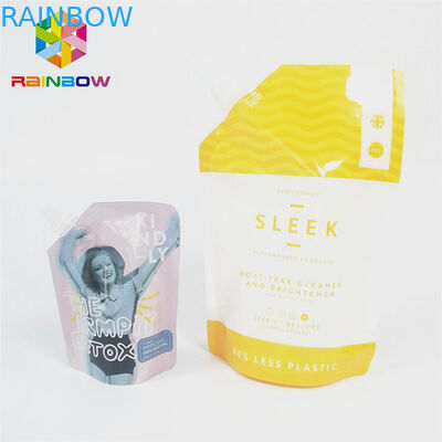 光沢のある終わりのナイロン液体は口の袋のベビーフードの包装の圧搾袋を立てます