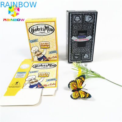 光沢のある光沢がある熱い押すOEMのブランドのロゴは紙箱のギフトの化粧品のまつげの包装のカード箱を印刷しました