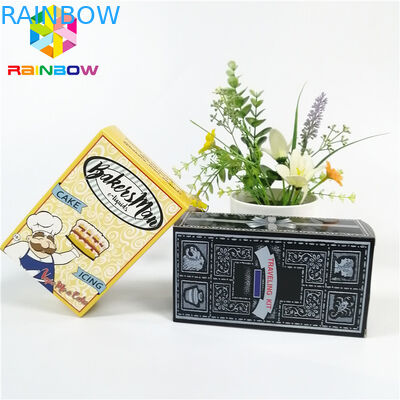 光沢のある光沢がある熱い押すOEMのブランドのロゴは紙箱のギフトの化粧品のまつげの包装のカード箱を印刷しました