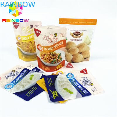 沸騰を包むソースによって蒸気を発するプラスチック袋真空の貯蔵のジッパー ロックを調理します